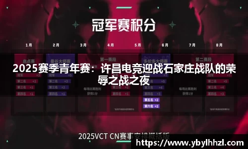 2025赛季青年赛：许昌电竞迎战石家庄战队的荣辱之战之夜